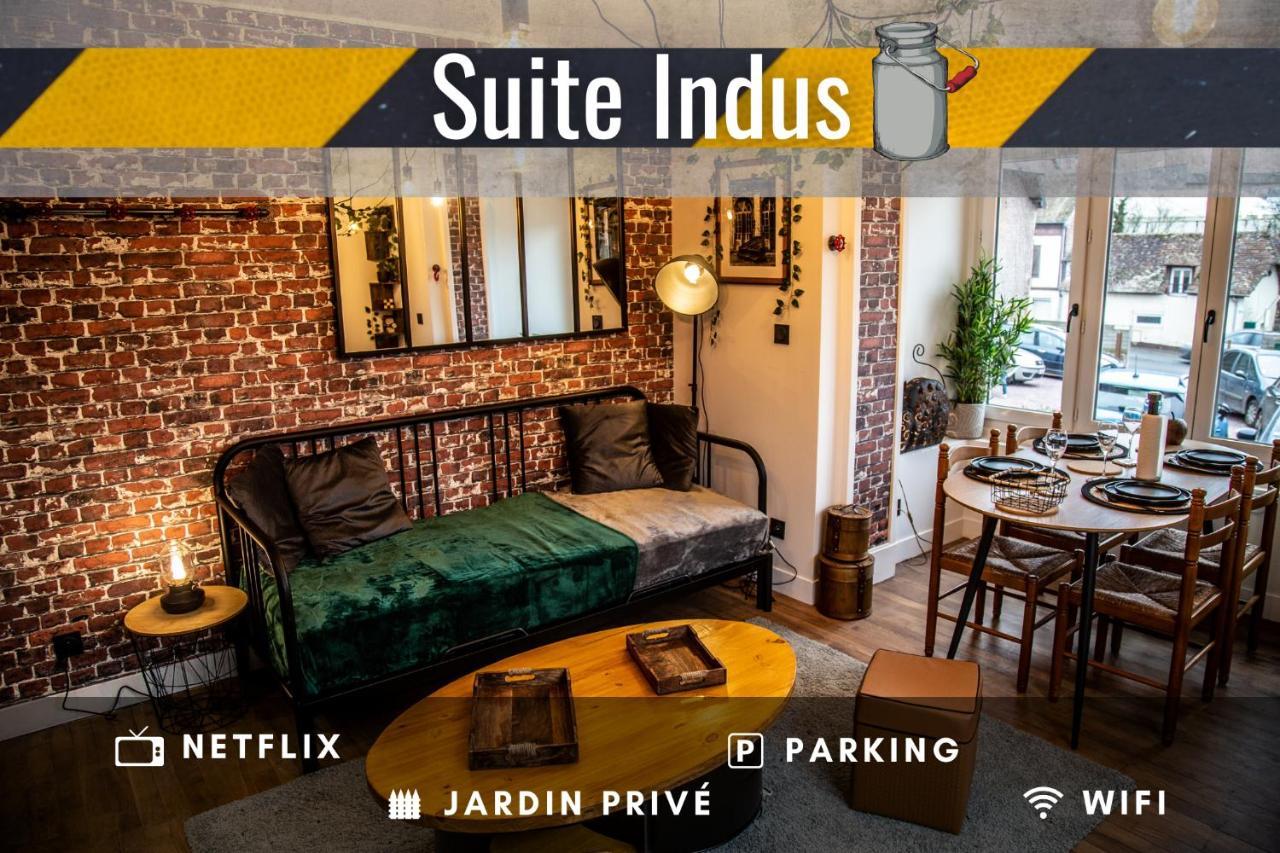 Suite Indus - Jardin, Netflix Et Parking - Le Manoir Aux Pommes Orbec Exteriör bild
