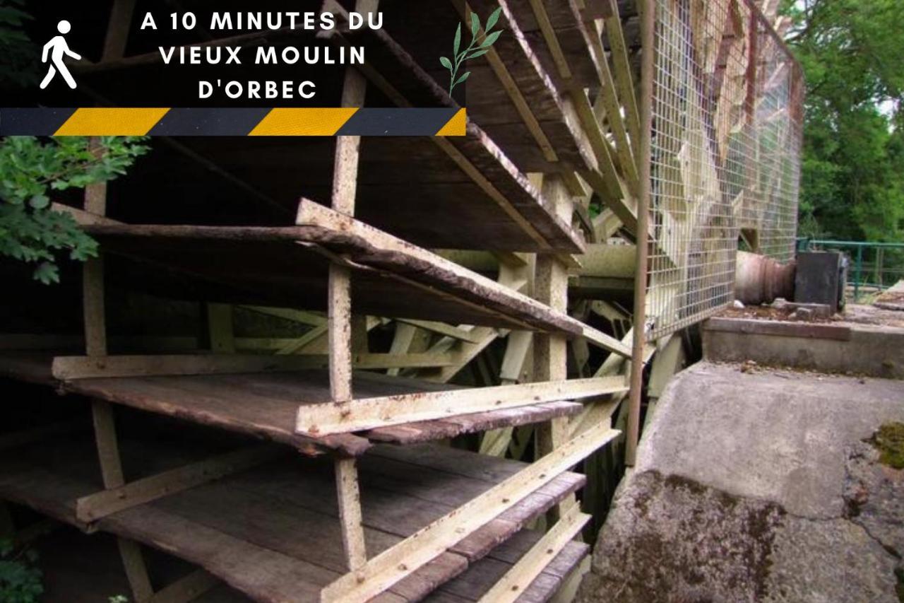 Suite Indus - Jardin, Netflix Et Parking - Le Manoir Aux Pommes Orbec Exteriör bild